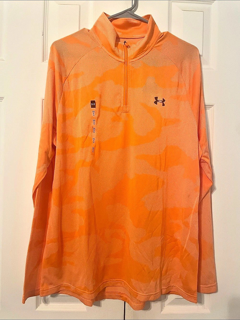 Under Armour Men's UA Velocity Jacquard 1/4 Zip Camo Long Sleeve Jersey